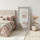 Miroir mural argent cristaux