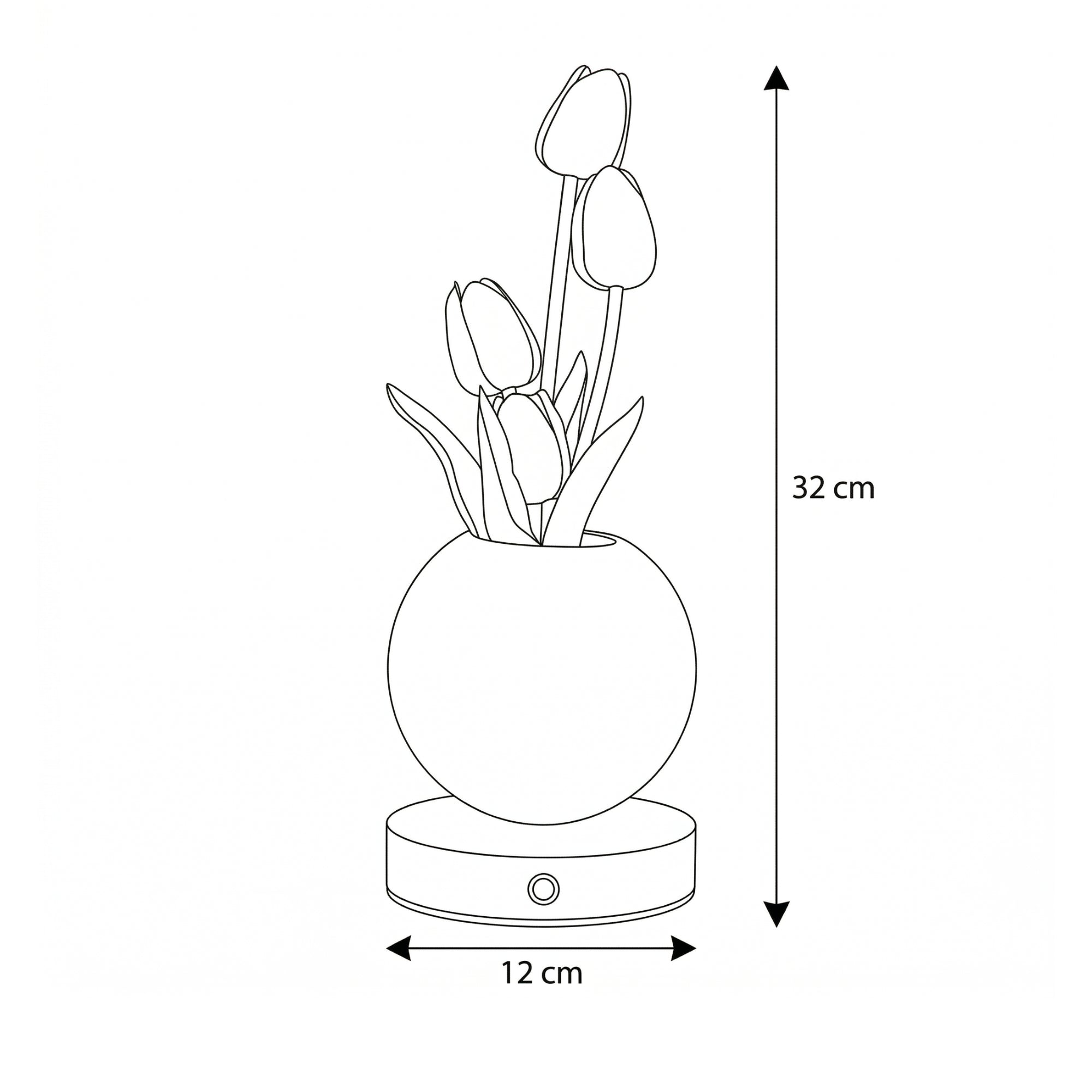 Lampe tulipe