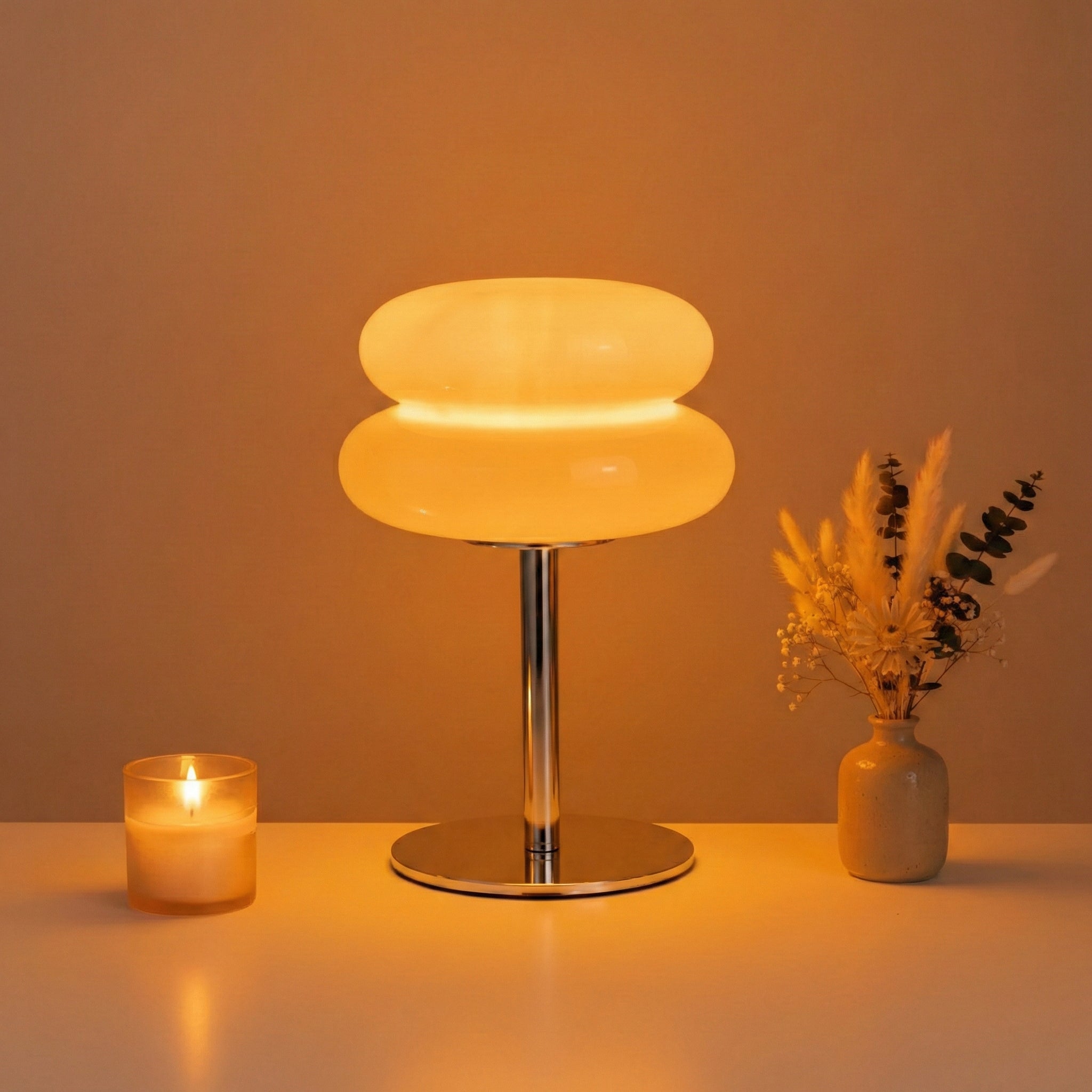 Lampe de chevet tricolore moderne