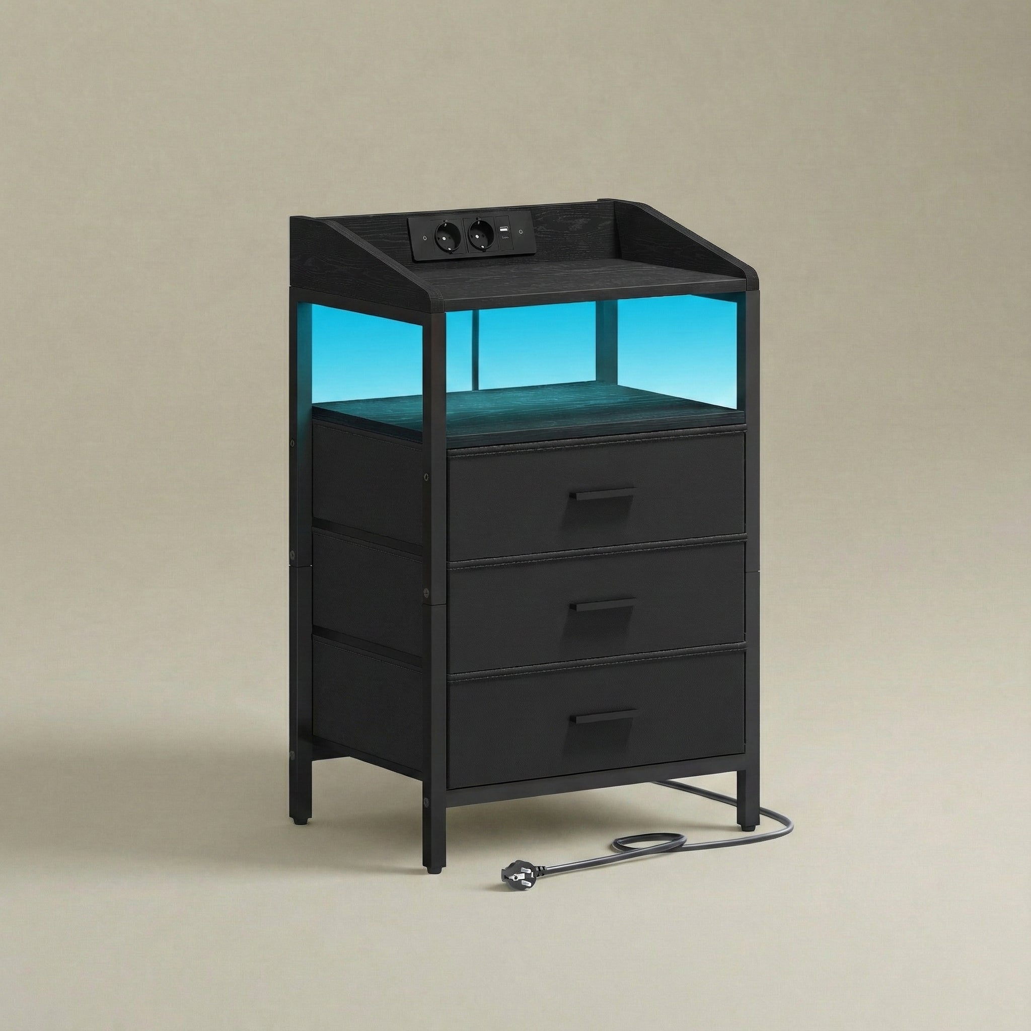 Table de chevet LED pratique