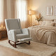 Fauteuil à bascule avec repose-pieds