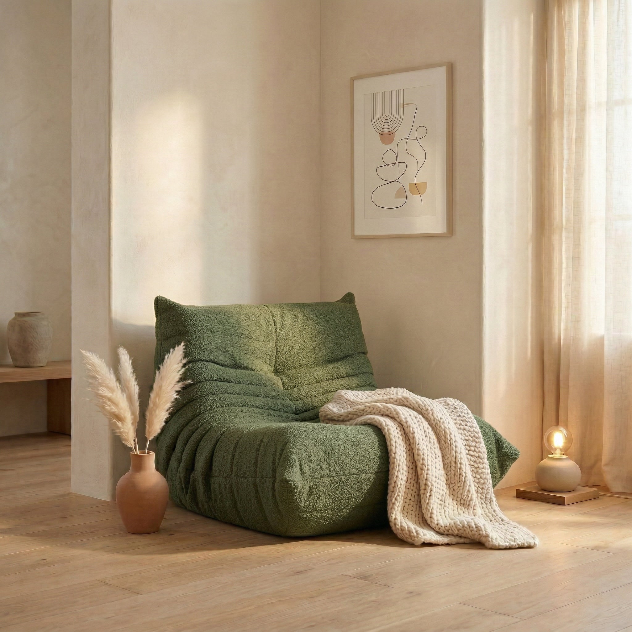 Fauteuil cocooning chambre