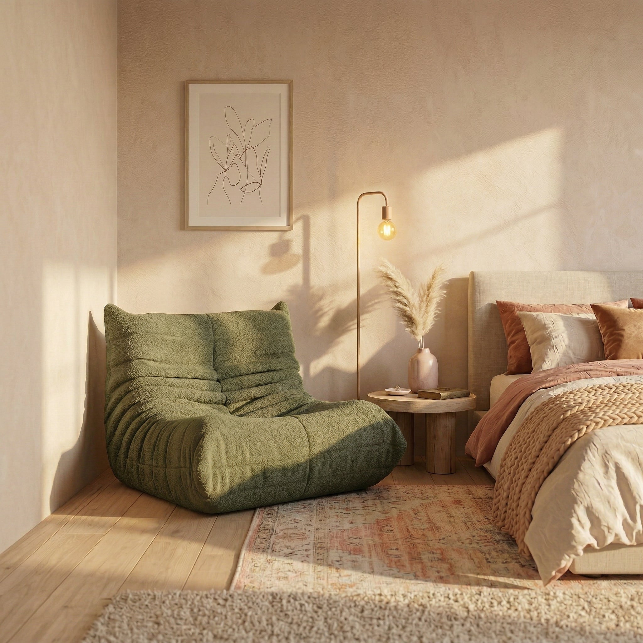 Fauteuil cocooning chambre