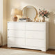 Commode blanche 6 tiroirs