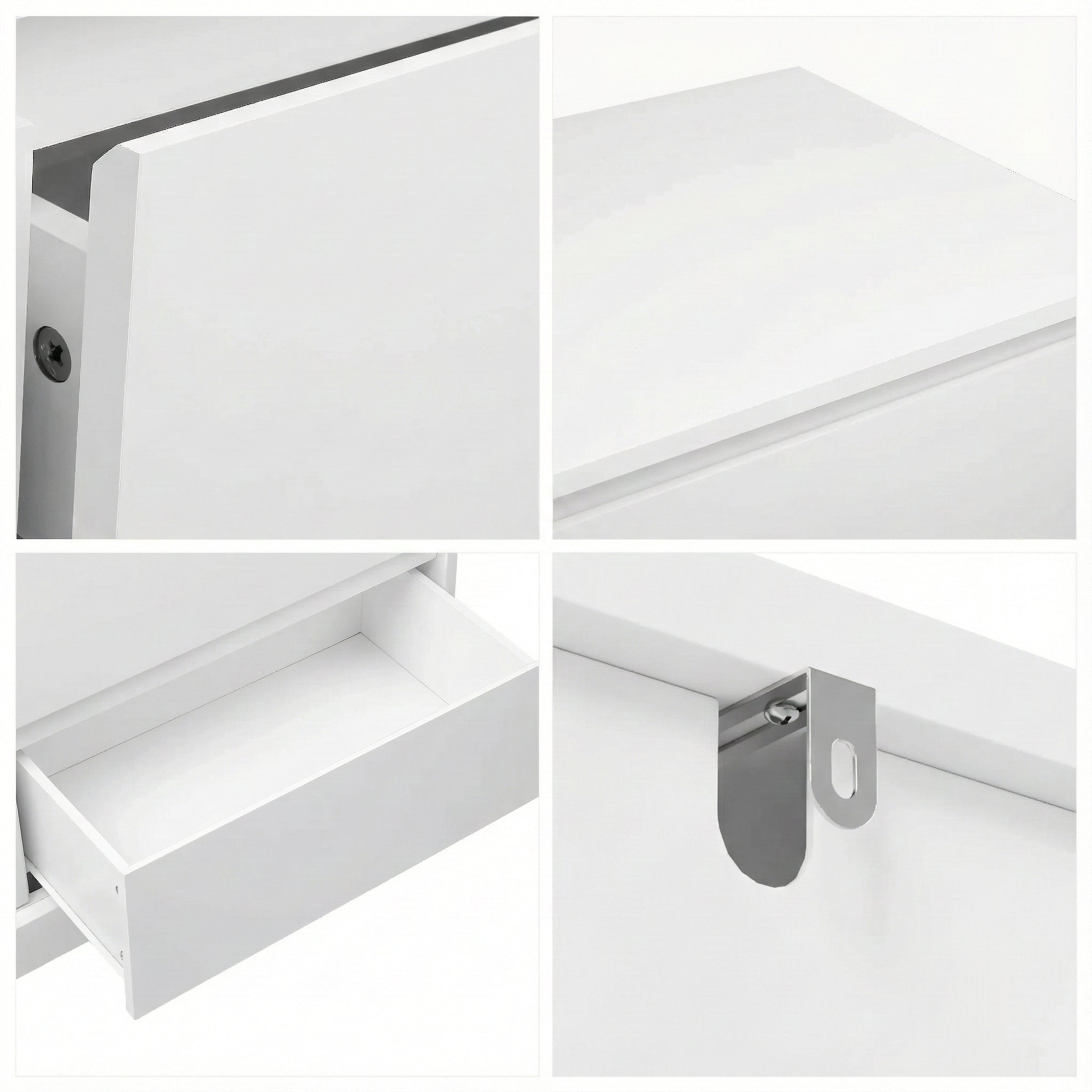 Commode blanche 6 tiroirs