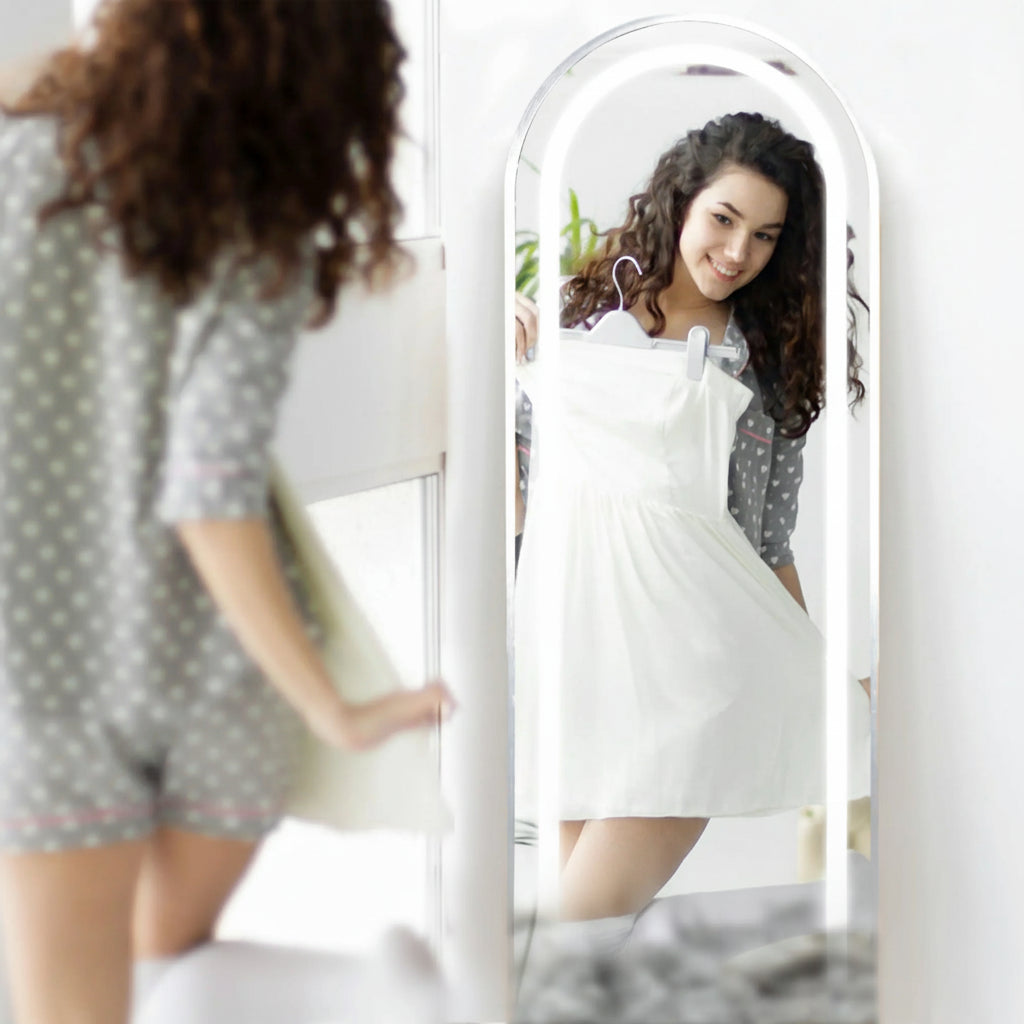 Miroir plein pied lumineux LED