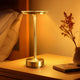 Lampe de chevet dorée tactile