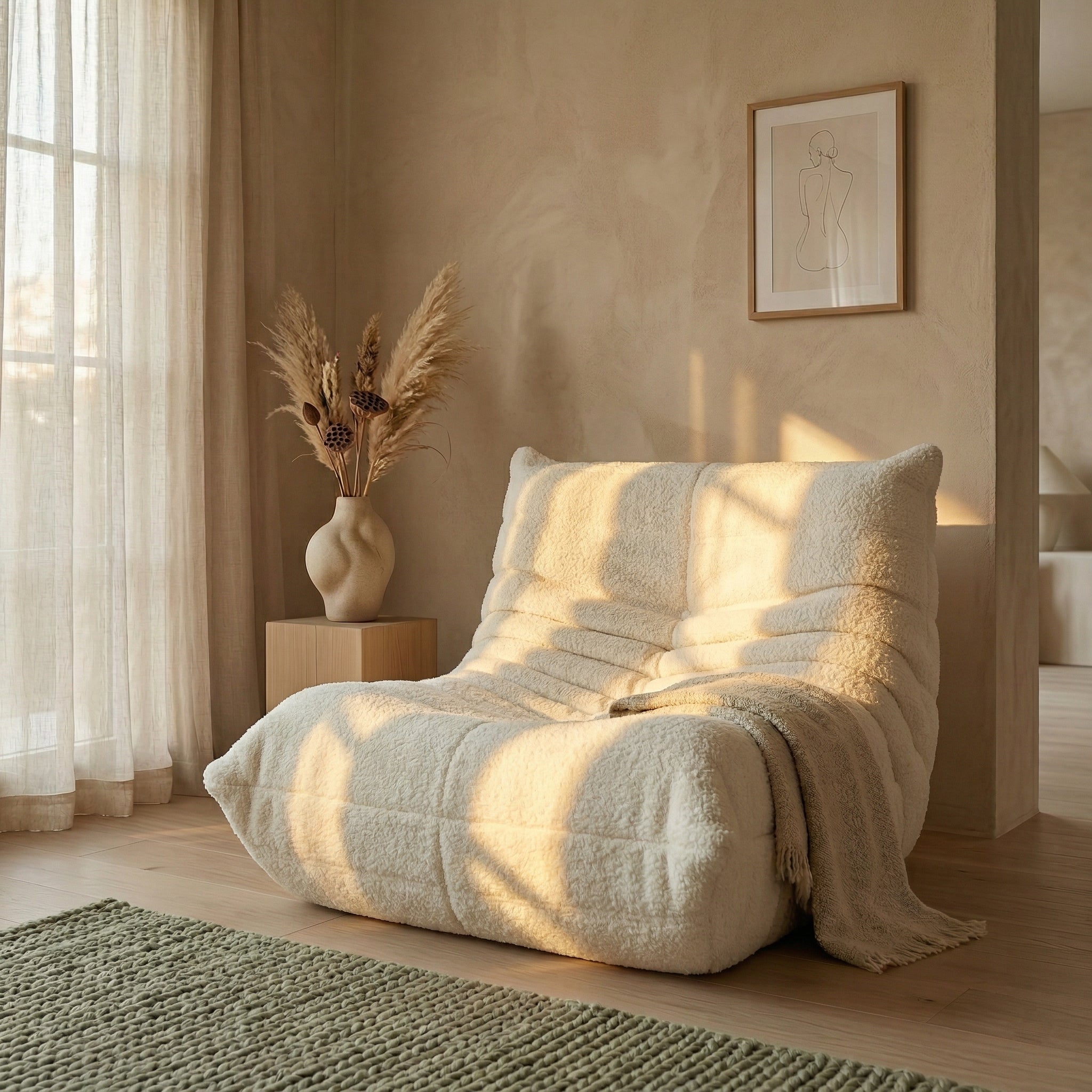 Fauteuil cocooning chambre