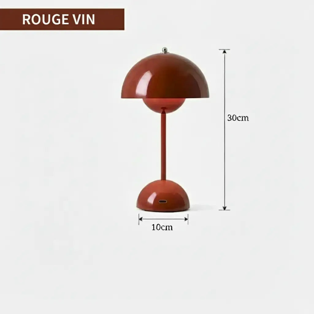 Lampe de chevet champignon moderne