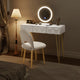 Coiffeuse LED miroir pivotant