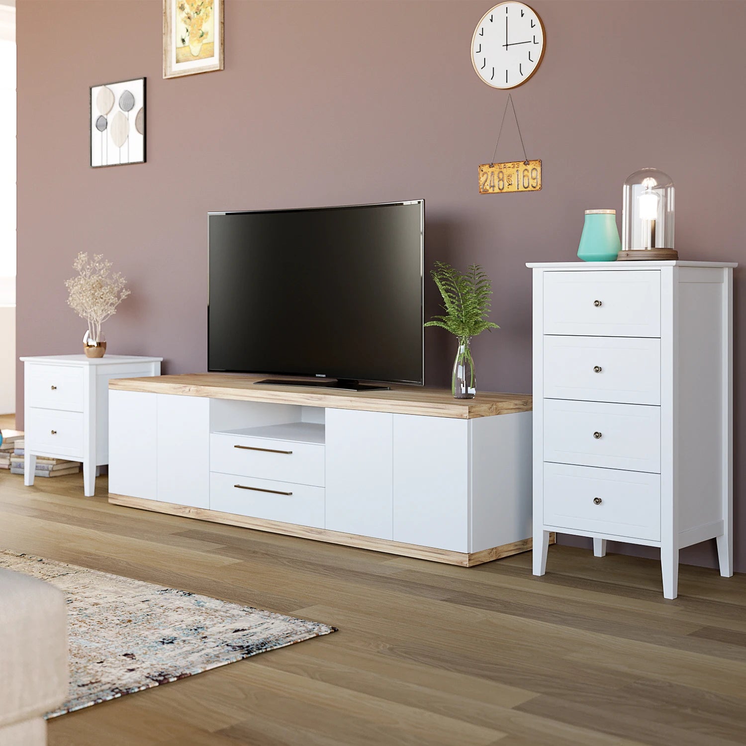 Commode compacte 4 tiroirs