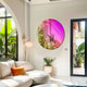 Miroir mural rond irisé