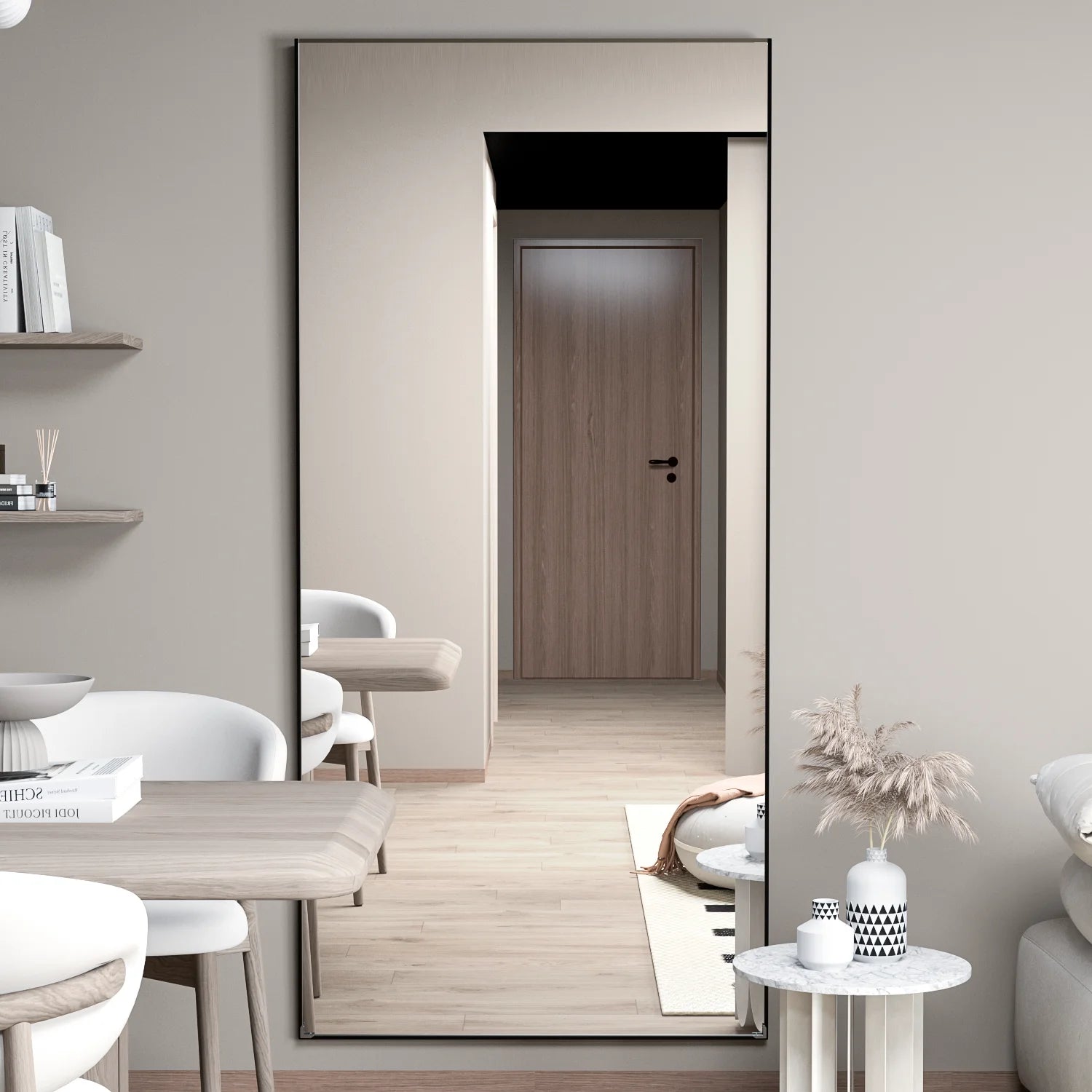 Miroir plein pied minimaliste
